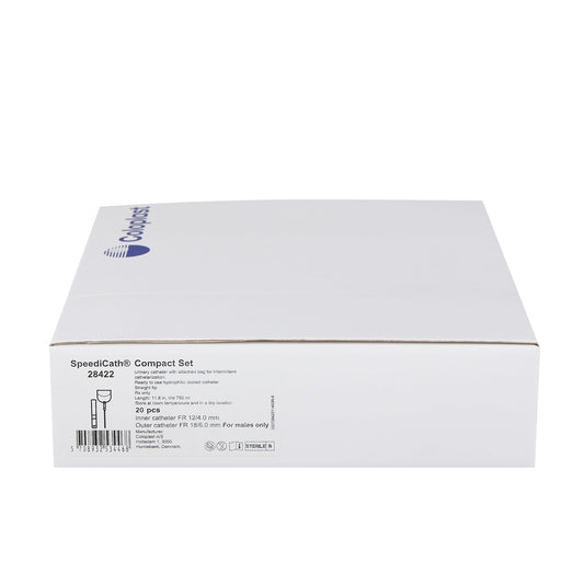 SpeediCath® Compact Male Urethral Catheter Set, 12 Fr