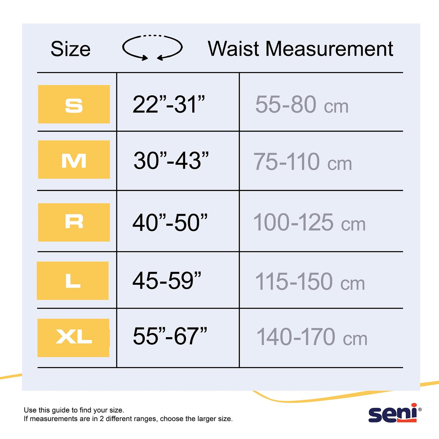 Seni® Classic Incontinence Briefs for Men and Women, Moderate Absorbency