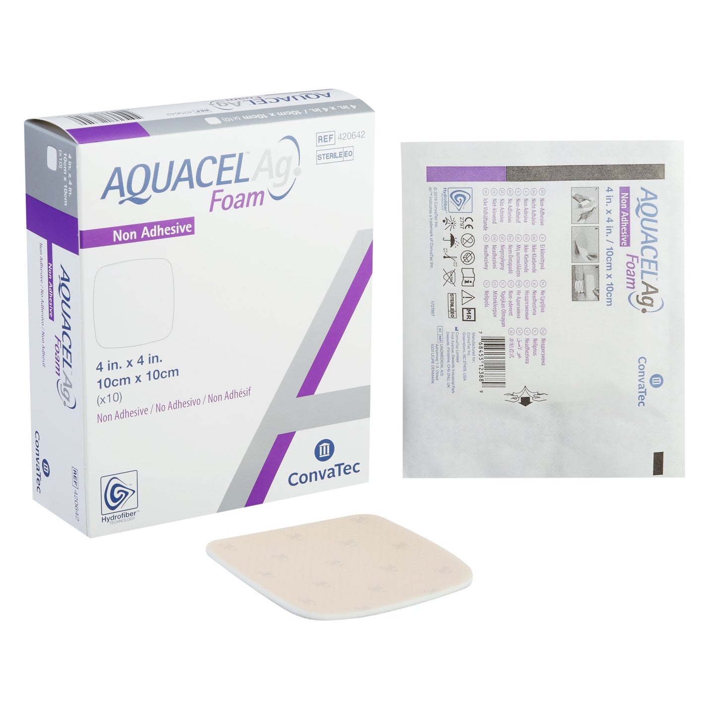 Aquacel® Ag Nonadhesive Silver Foam Dressing