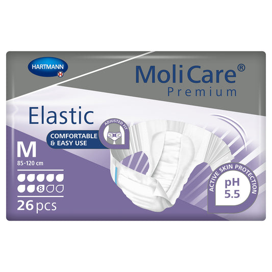 MoliCare® Premium Elastic 8 Drop Absorbency Incontinence Briefs