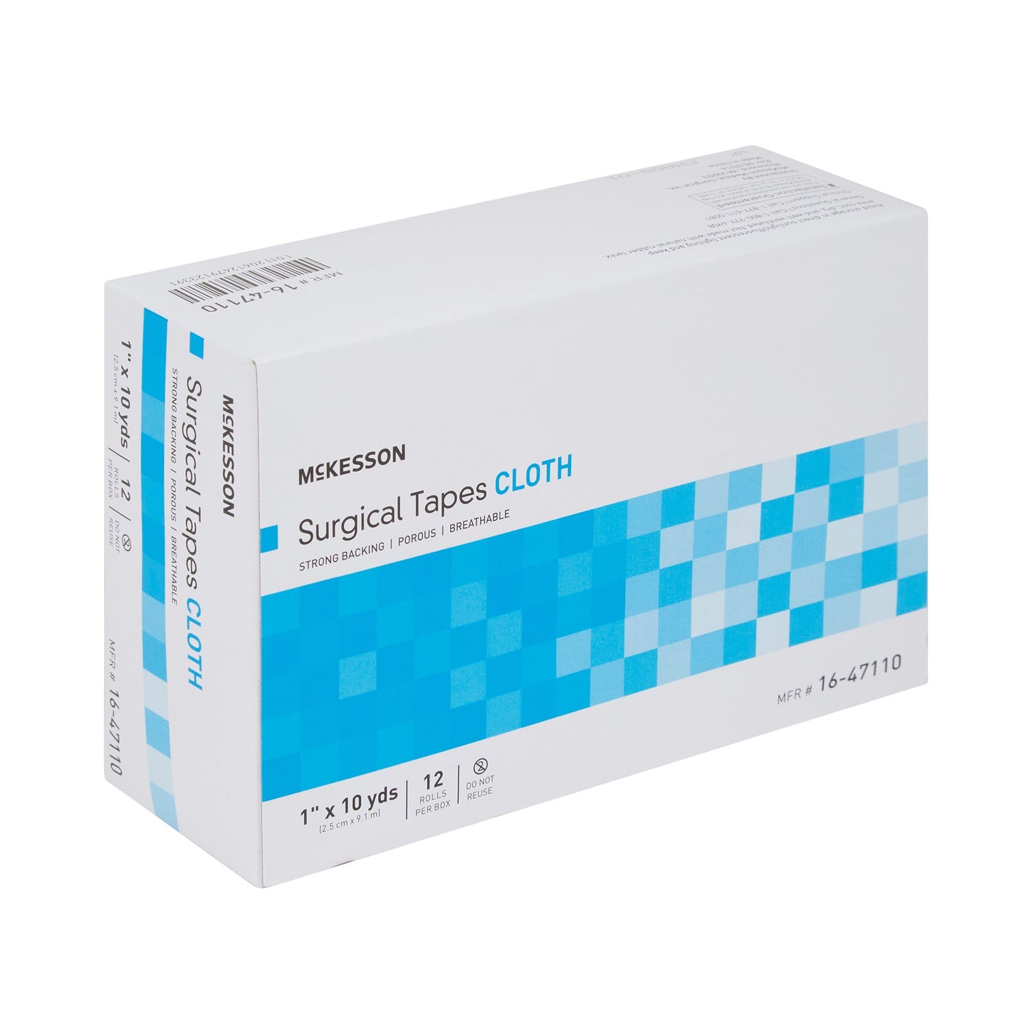McKesson Silk-Like Cloth Medical Tape, White