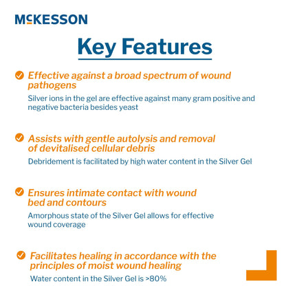McKesson Silver Wound Gel, 1.5 oz.