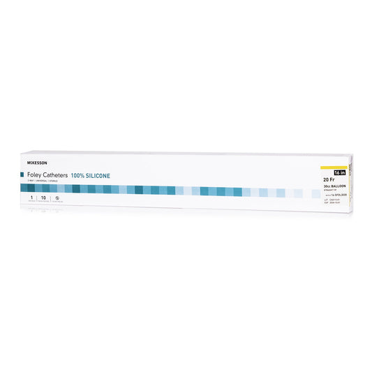McKesson Silicone Foley Catheter, 30 cc