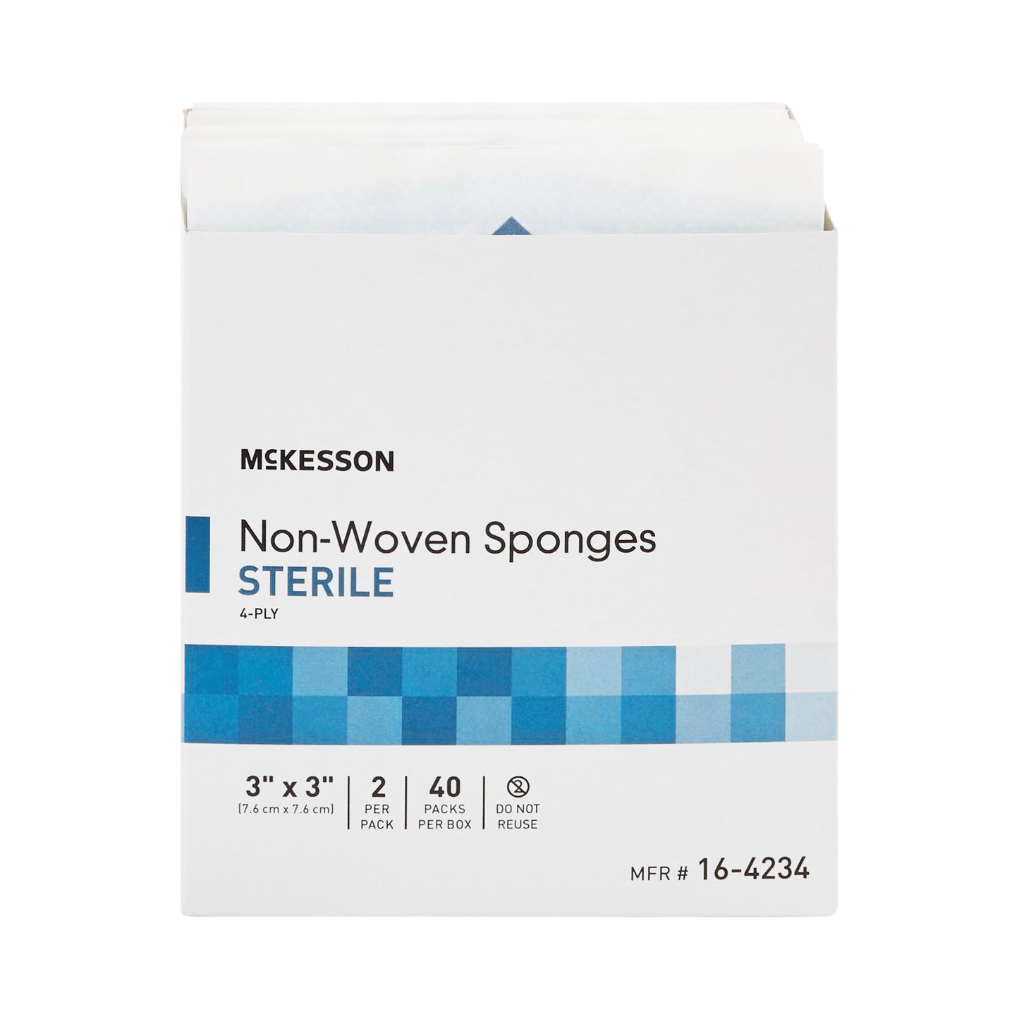 McKesson Nonwoven Sponge, 3 x 3 Inch