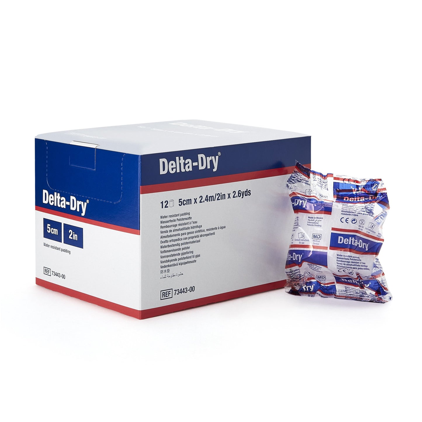 Delta-Dry® White Synthetic Water Resistant Cast Padding