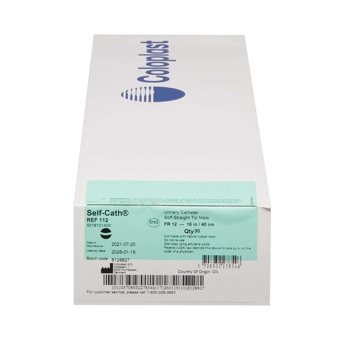 Self-Cath® Soft Unisex Urethral Catheter, 12 Fr.
