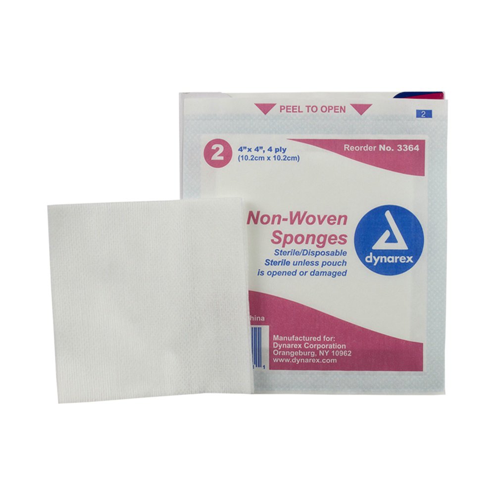 Dynarex® Sponge, 4 x 4 Inch
