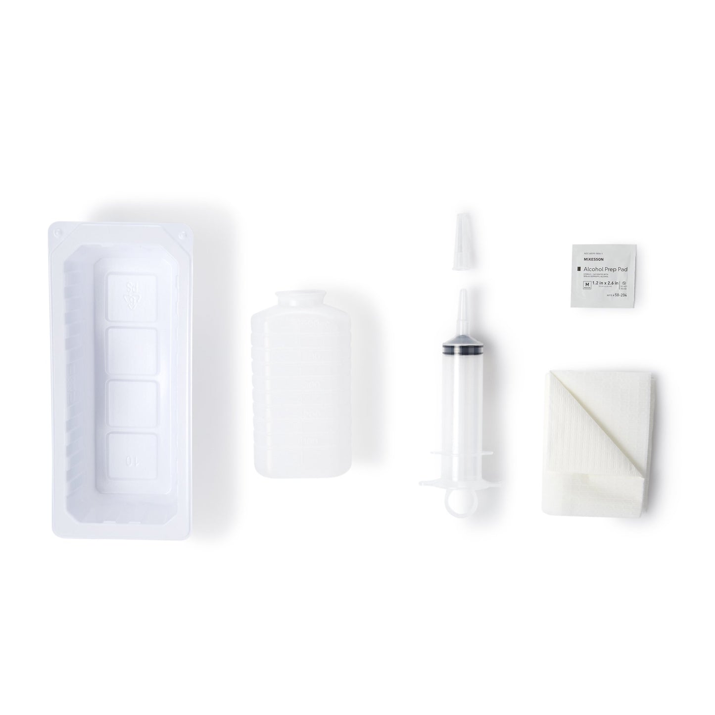 McKesson Irrigation Tray With Piston Syringe