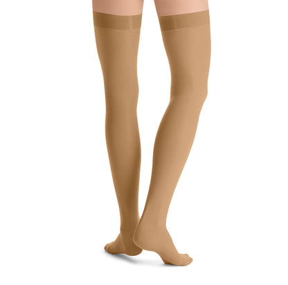 JOBST® UltraSheer Women's Thigh High 15-20 mmHg w/ Silicone Dot Top Band Compression Stockings Closed Toe