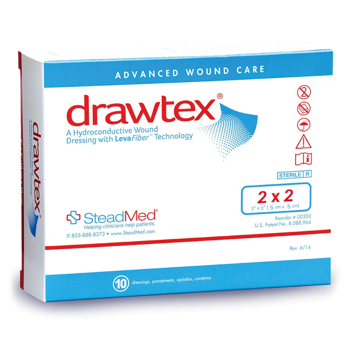 Drawtex® Nonadherent Dressing, White