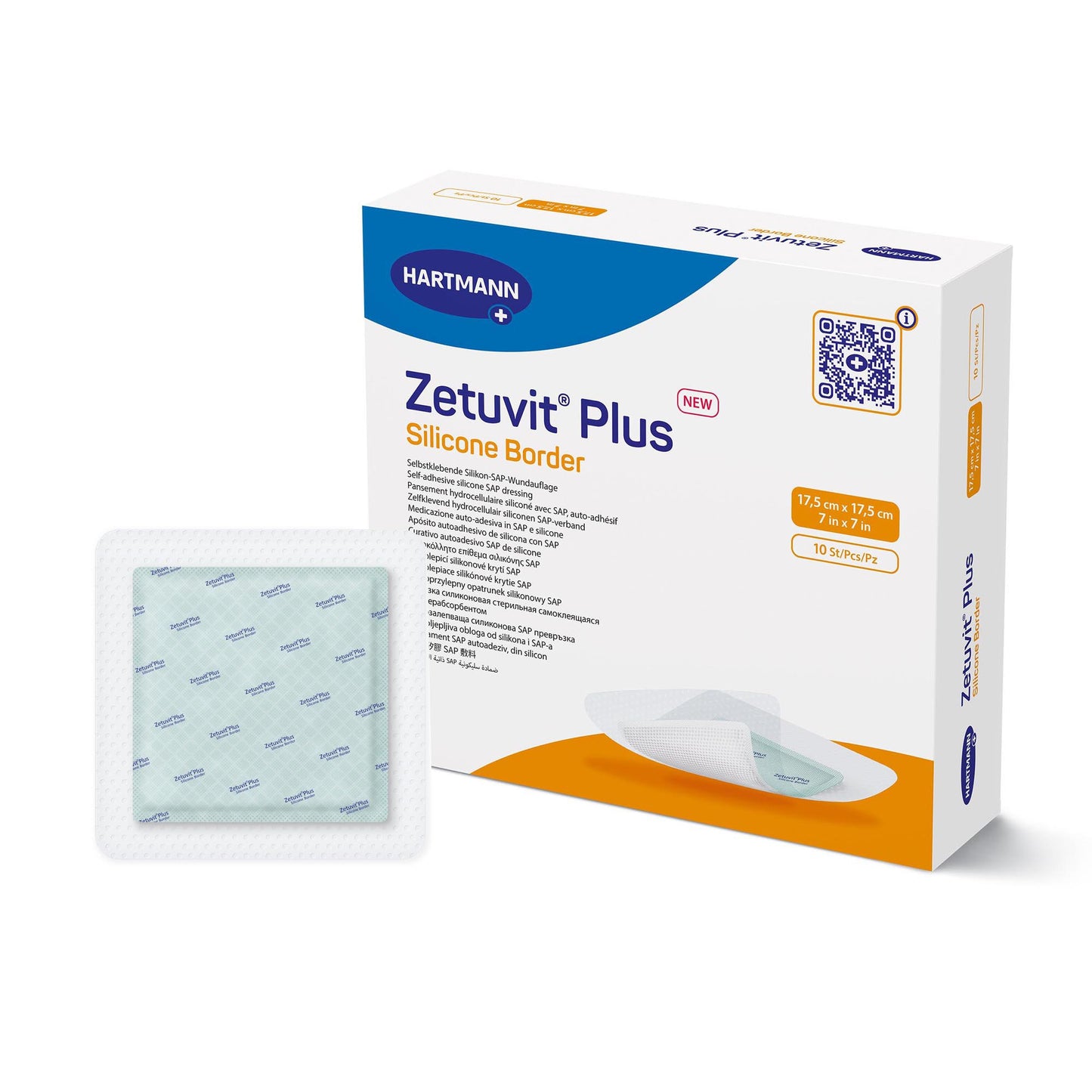 Zetuvit® Plus Silicone Border Super Absorbent Dressing