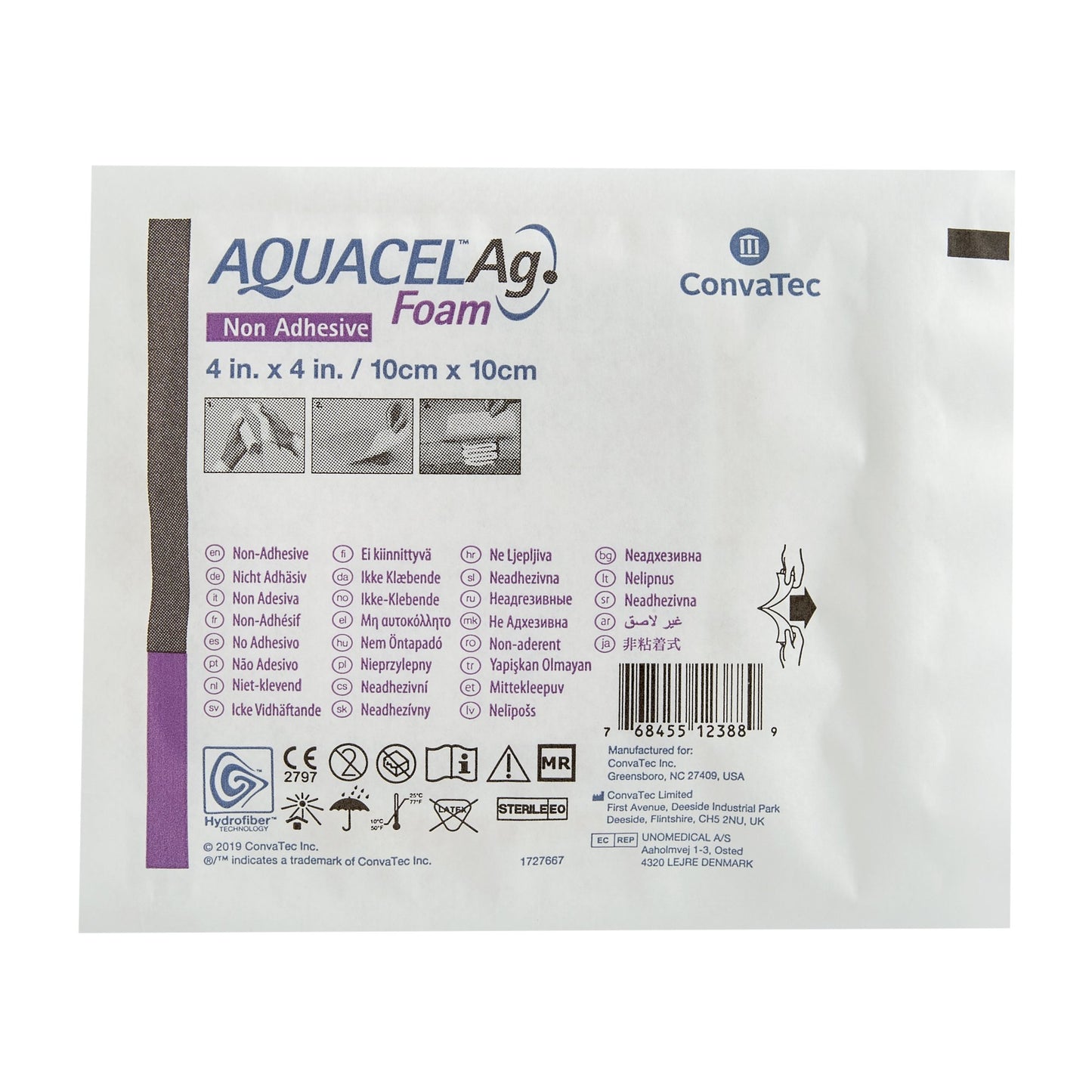Aquacel® Ag Nonadhesive Silver Foam Dressing
