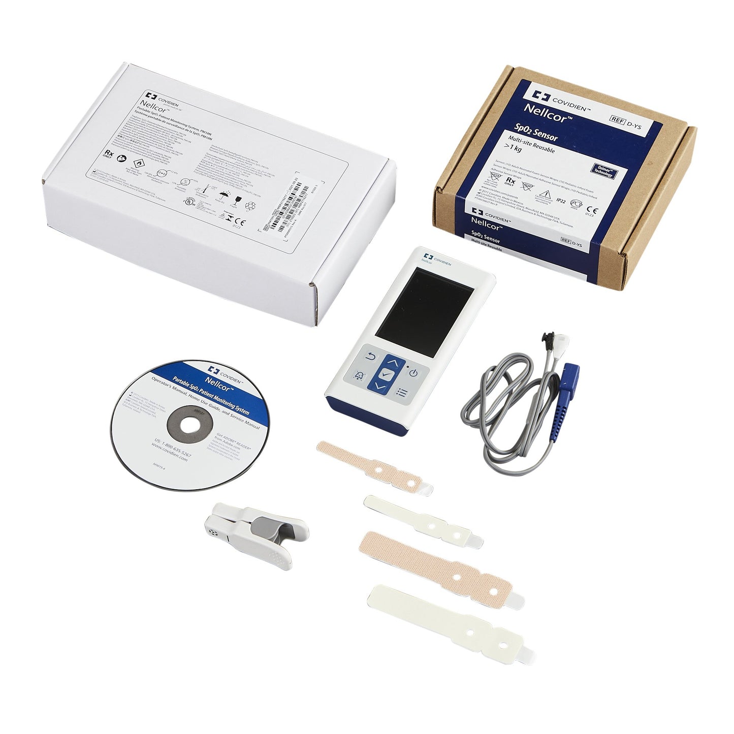 Nellcor™ Portable SpO2 Patient Monitoring System with Adult and Pediatric Sensor