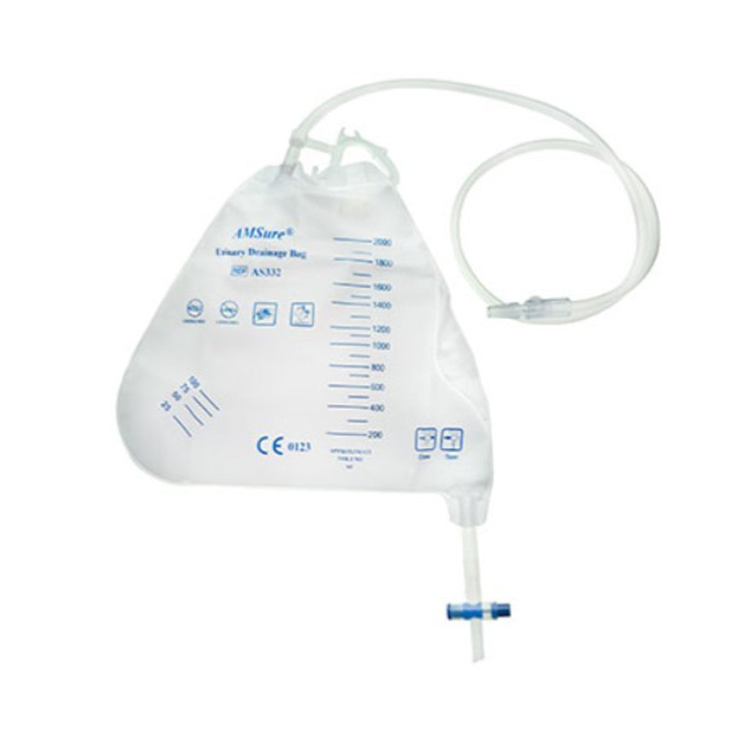 AMSure® Urinary Drain Bag With Universal Hanger