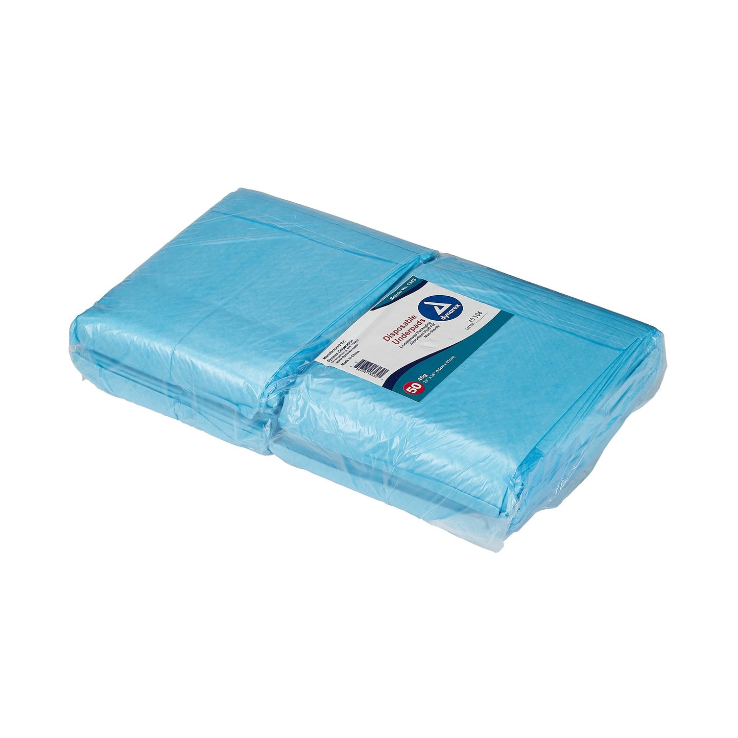 Dynarex® Absorbent Fluff Fill Underpad, 23 x 36 Inch