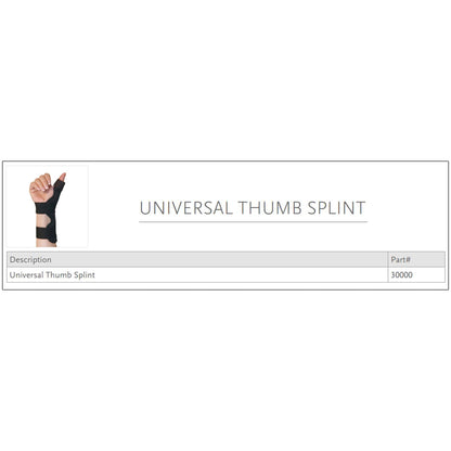 Ossur® Thumb Splint, One Size Fits Most