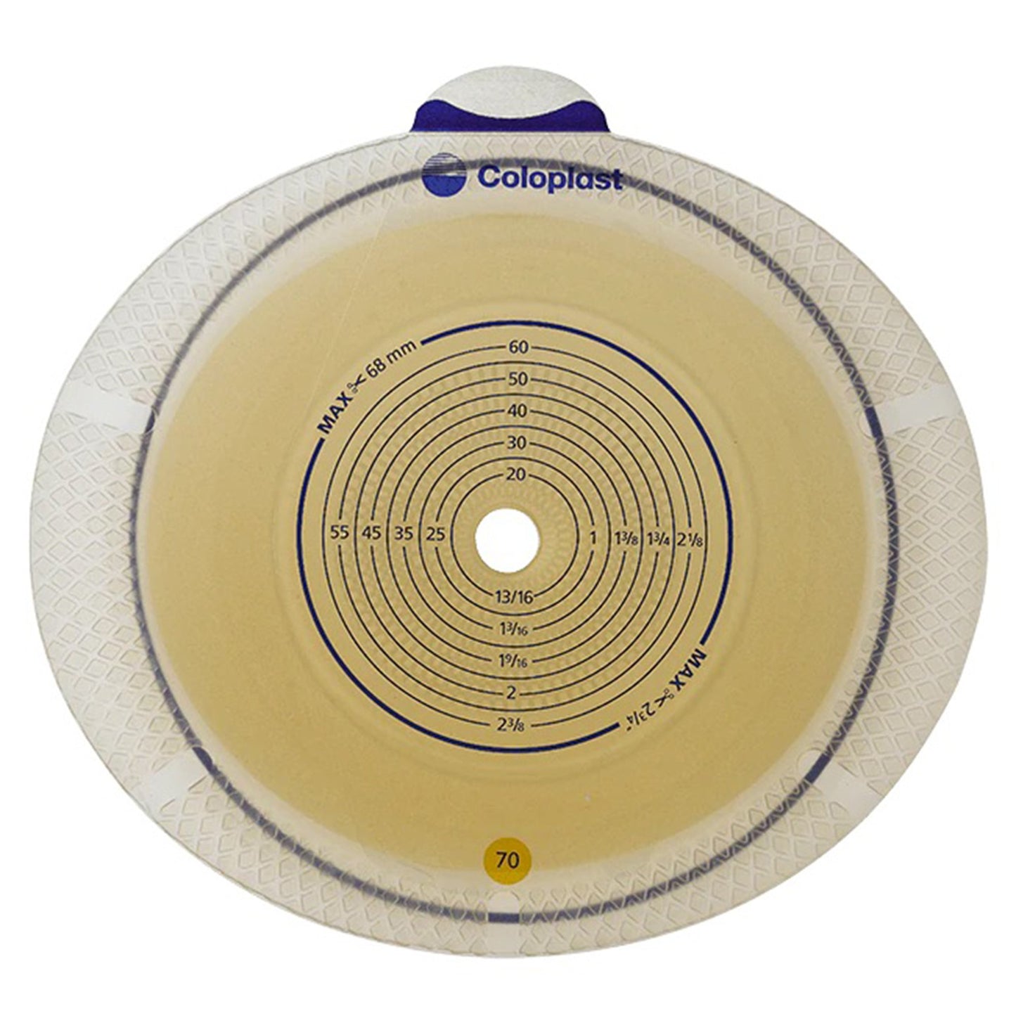 SenSura® Flex Flat Ostomy Barrier, Trim to fit 10 – 48 mm Stoma Opening