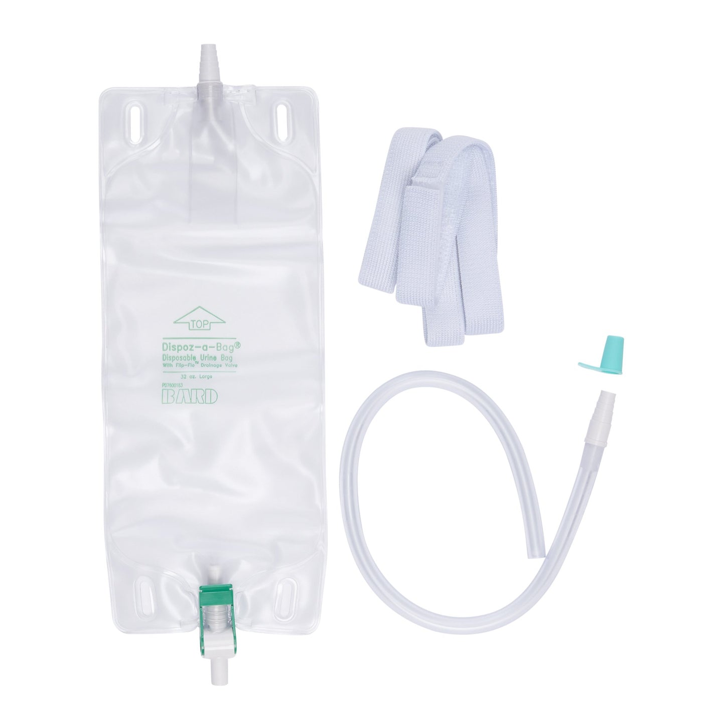 Bard® Dispoz-a-Bag® Urinary Leg Bag, Flip-Flo™ Valve