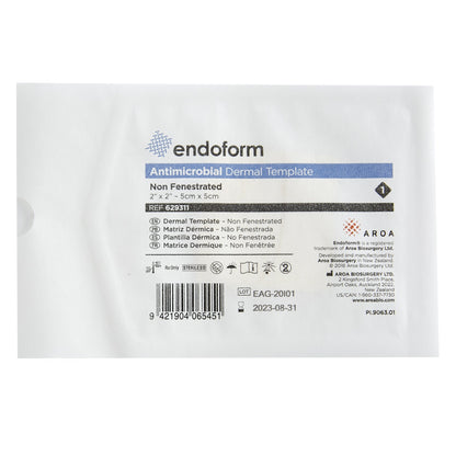 Endoform® Antimicrobial Silver Collagen Dressing with ECM, 2 x 2 Inch