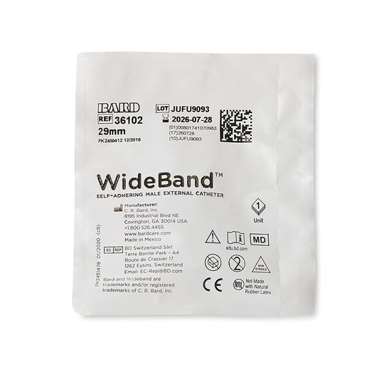 Bard® Wide Band® Male External Catheter, Silicone