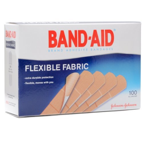 J & J Sales - Band-Aid® Flexible Fabric Tan Adhesive Strip, 1 x 3 Inch