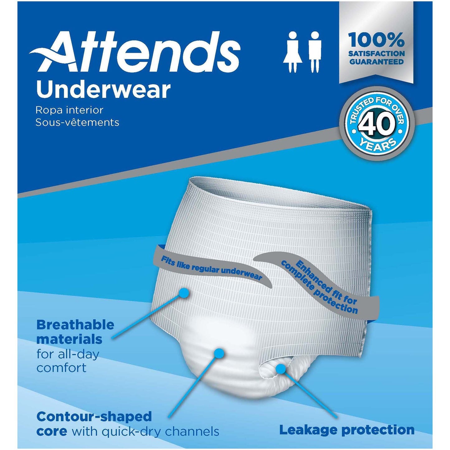 Attends® Extra Absorbency Underwear