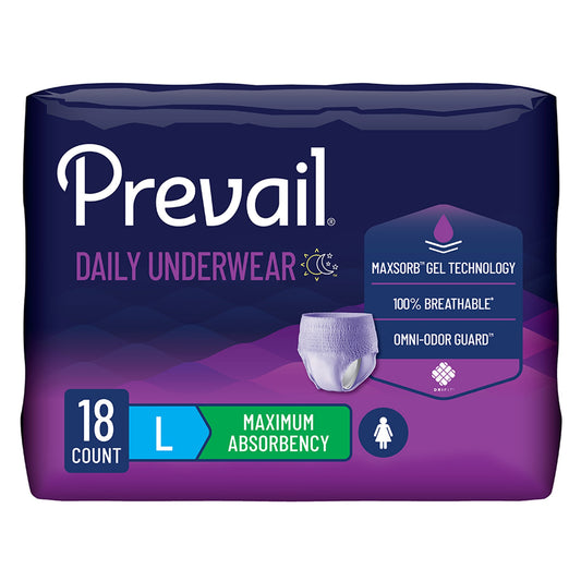 Prevail® for Women Daily Absorbent Underwear, Large