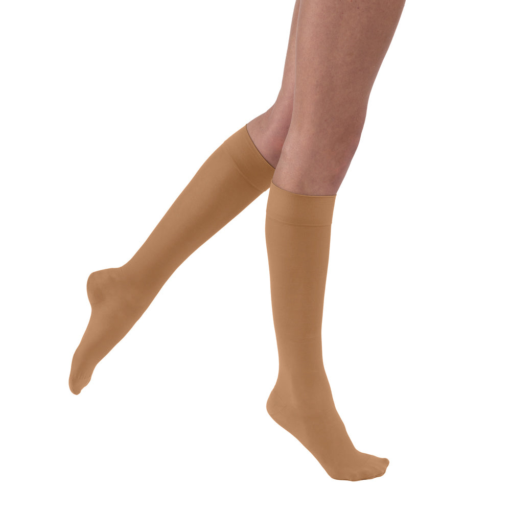 JOBST® UltraSheer Women's Knee High 15-20 mmHg Compression Stockings Closed Toe