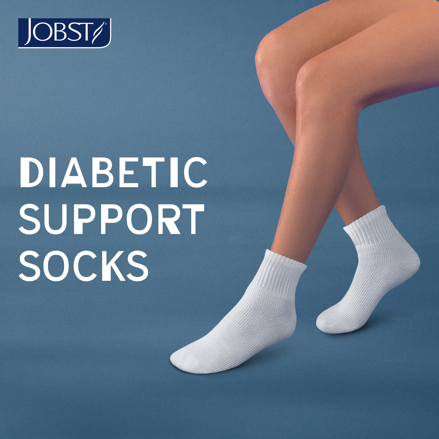 JOBST® SensiFoot™ Diabetic Knee High 8-15 mmHg Compression Socks Closed Toe