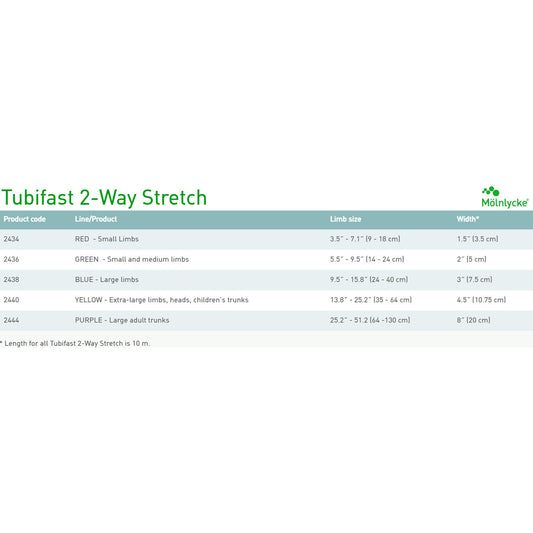 Tubifast® Dressing Retention Bandage Roll, 9 – 18 Centimeter