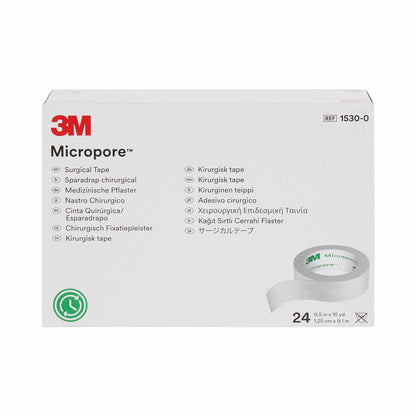 3M™ Micropore™ Paper Medical Tape, 1/2 Inch x 10 Yard