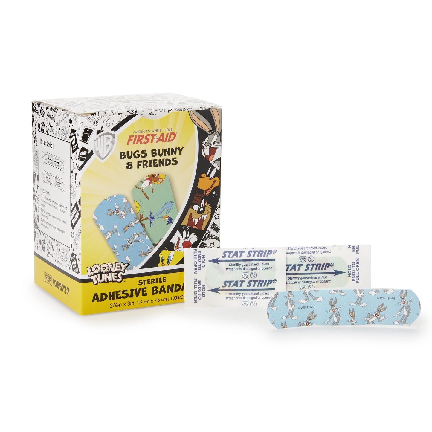 Looney Tunes™ Stat Strip® Bugs Bunny /Daffy Duck Adhesive Strip, 3/4 x 3 Inch