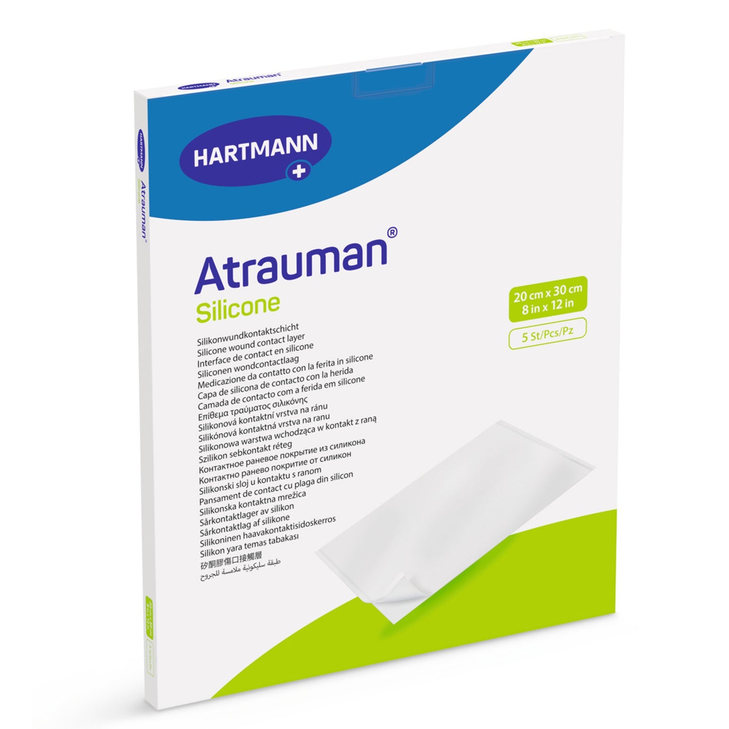 Atrauman® Silicone Sterile Wound Contact Layer Dressing, 8 x 12 Inch
