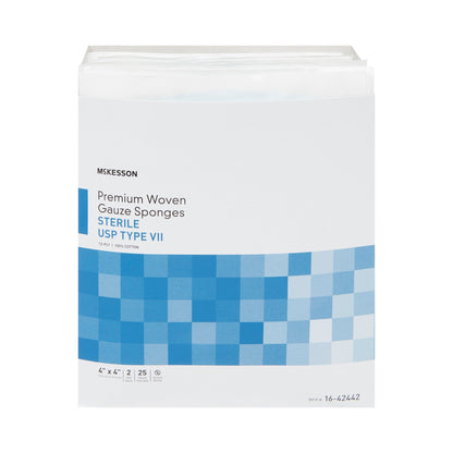 McKesson USP Type VII Gauze Sponge, 4 x 4 Inch
