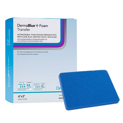 DermaBlue+™ Foam Silver Foam Dressing