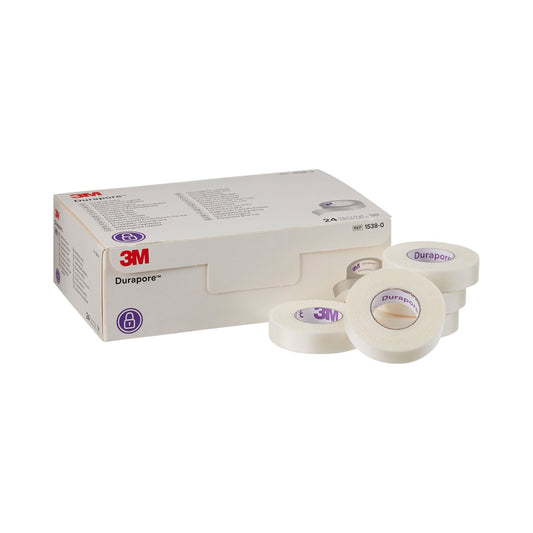 3M™ Durapore™ Silk-Like Cloth Medical Tape, 1/2 Inch x 10 Yard