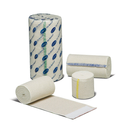 EZe-Band® LF Double Hook-and-Loop Closure Elastic Bandage, 4 Inch x 5-1/2 Yard