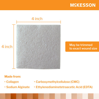 McKesson Collagen Dressing, 4 x 4 Inch