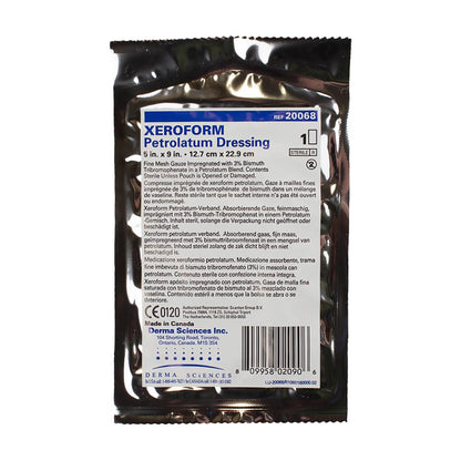Gentell - Xeroform Petrolatum Impregnated Dressing, 5 x 9 Inch
