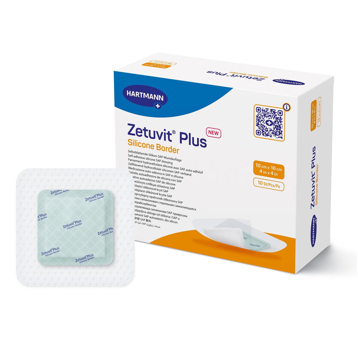 Zetuvit® Plus Silicone Border Super Absorbent Dressing
