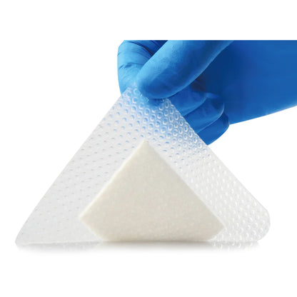 Super Absorbent Dressing Excel SAP Silicone Adhesive 6 x 7 Inch Square