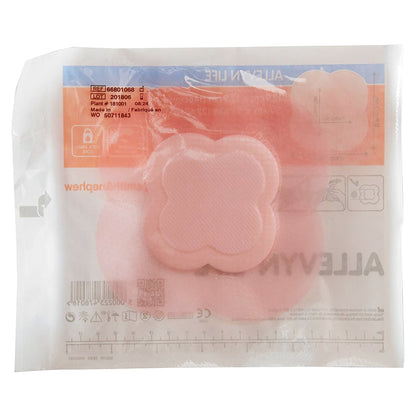 Allevyn Life Silicone Adhesive with Border Silicone Foam Dressing, 5-3/4 x 5-3/4 Inch