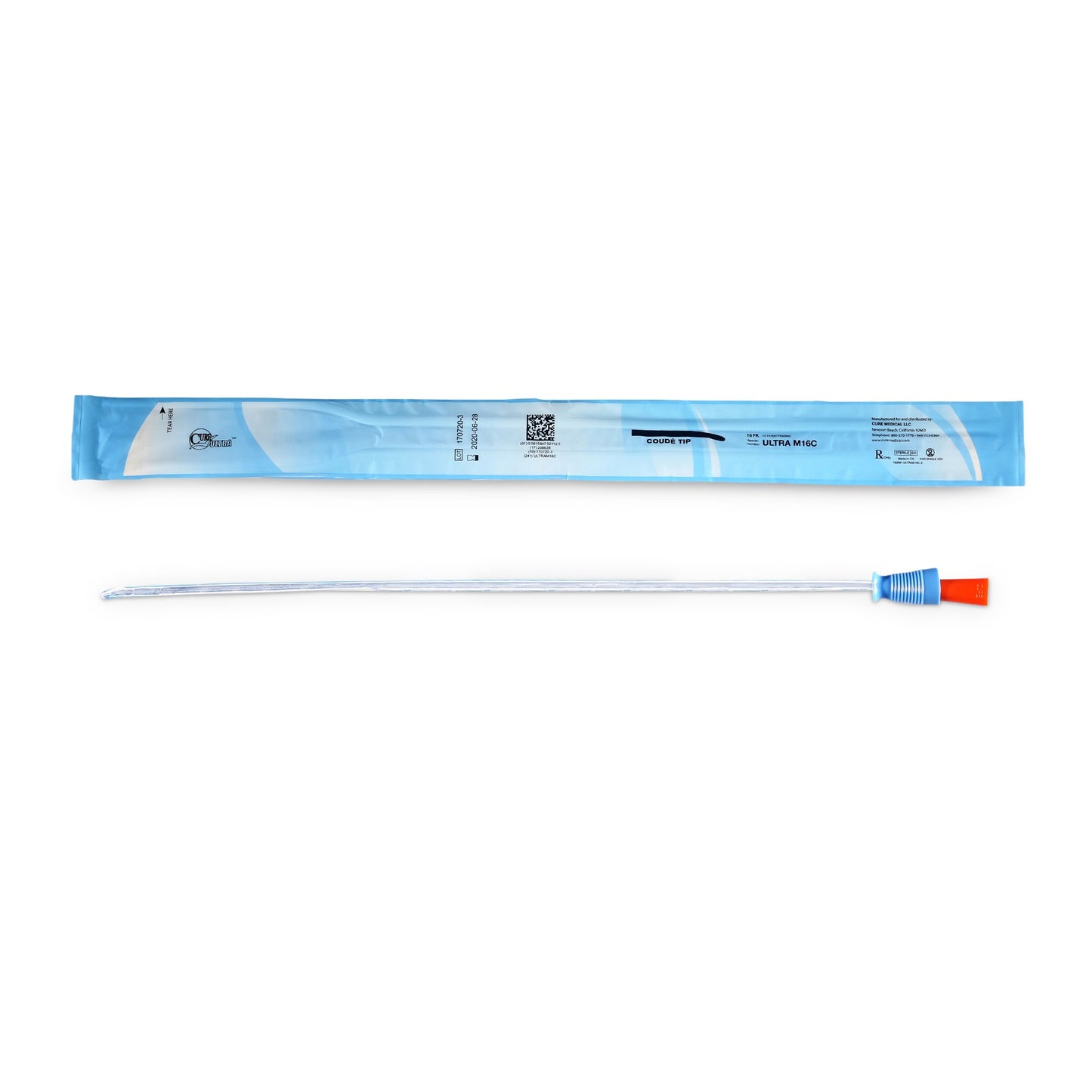 Cure Ultra® Urethral Catheter, Male, Unisex
