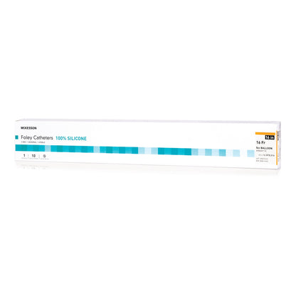 McKesson Silicone Foley Catheter, Straight Tip