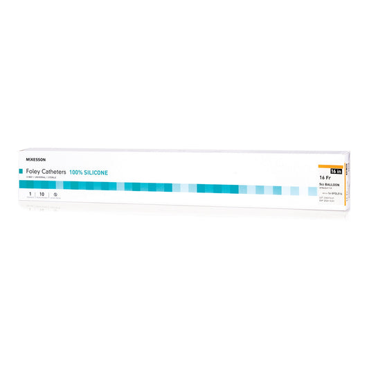 McKesson Silicone Foley Catheter, Straight Tip