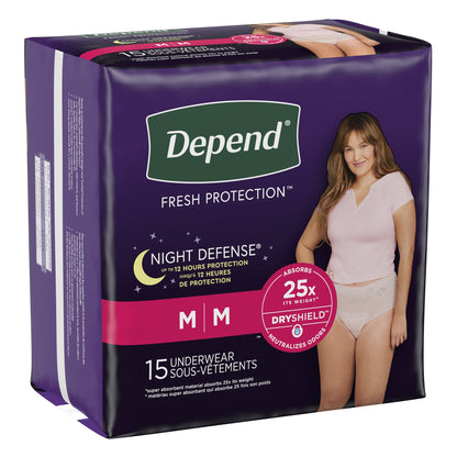 Depend® Night Defense® Women's Absorbent Underwear