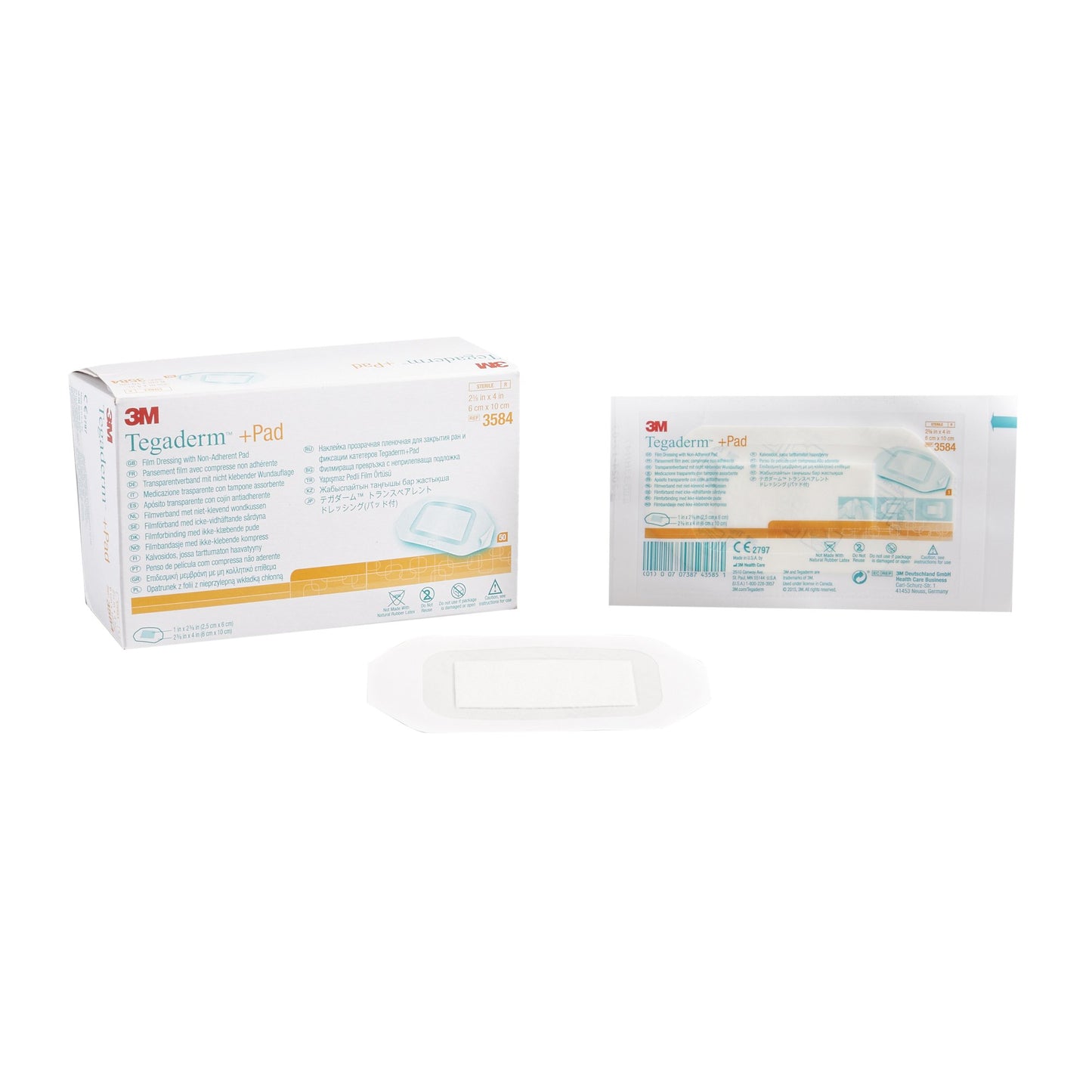 3M™ Tegaderm™ Transparent Film Dressing with Pad