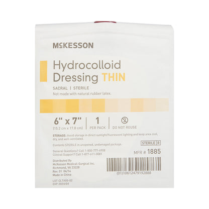 McKesson Dressing, 6 x 7 Inch Sacral