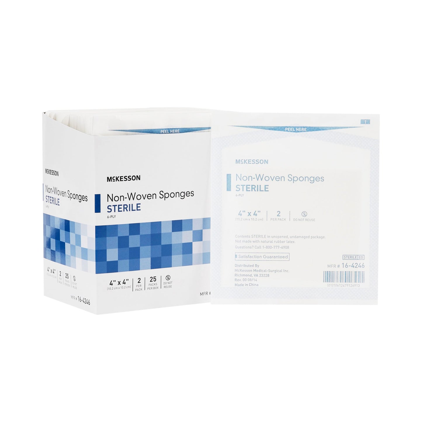 McKesson Nonwoven Sponge, 4 x 4 Inch