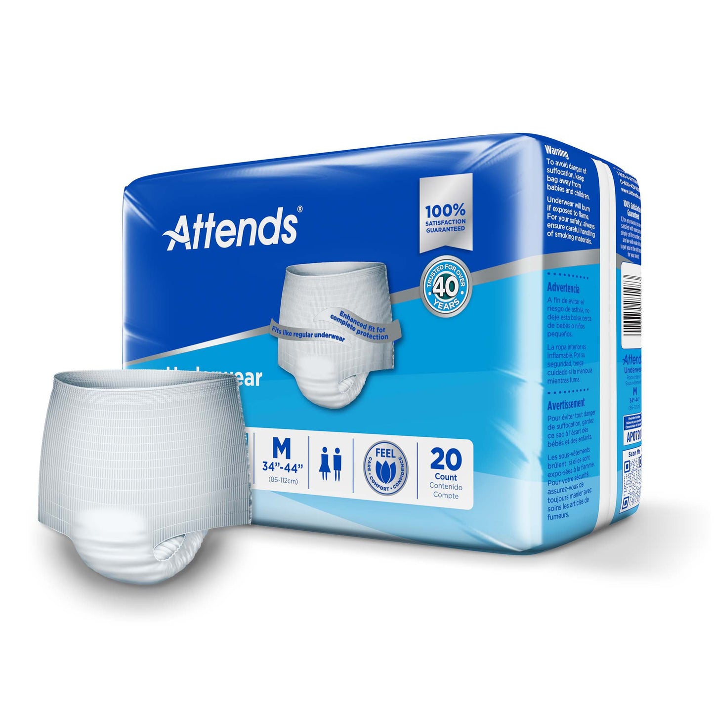 Attends® Extra Absorbency Underwear